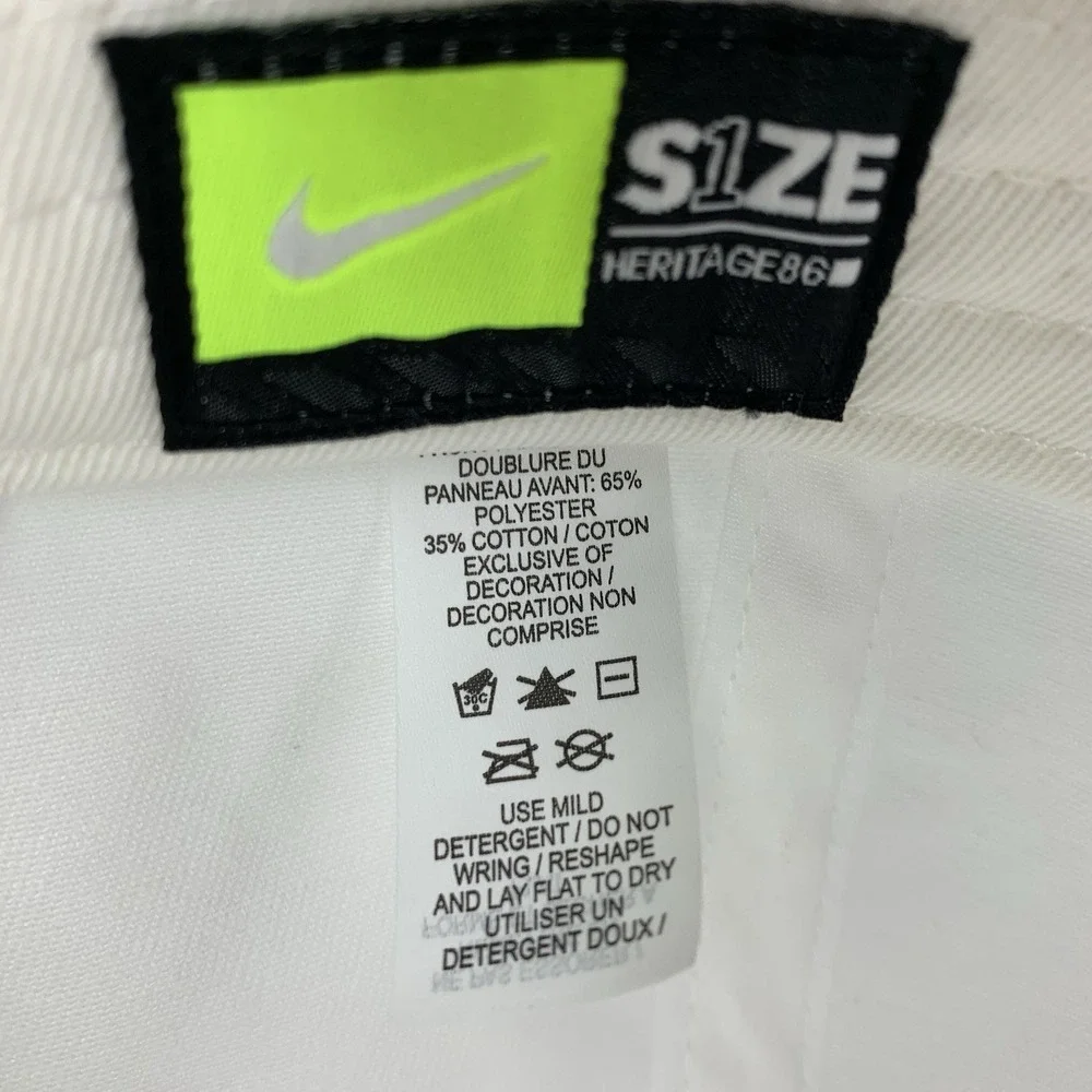 Nike white yellow